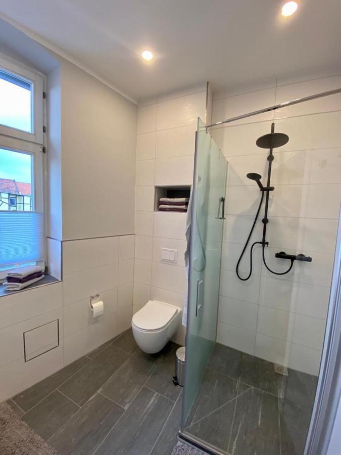 Fewo Otto- Sanierte Ferienwohnung Im Einzeldenkmal Quedlinburg Exterior foto